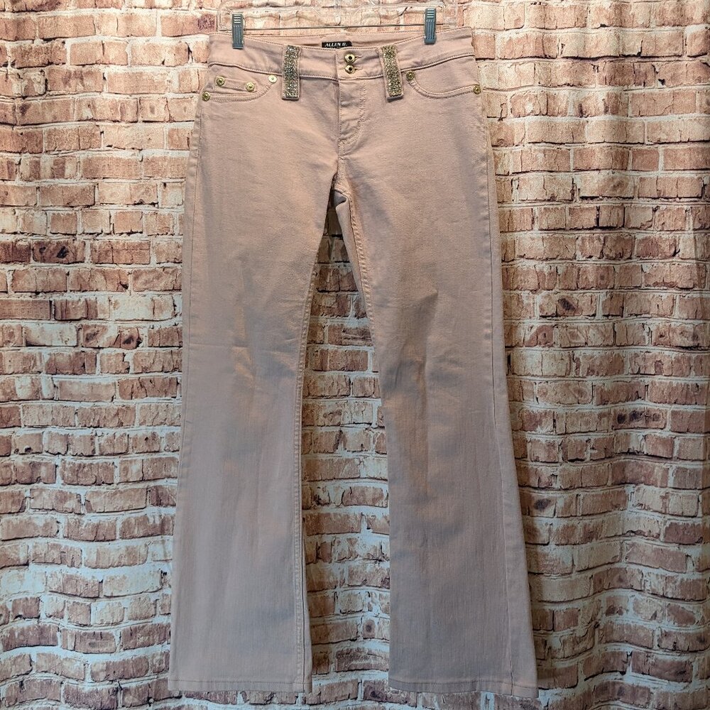 Allen B. By Allen Schwartz Jeans with Rhinestone Beltloops and Pockets Size 29
